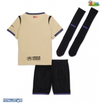 Barcelona Bortedraktsett Barn 2025-26 Kortermet (+ Korte bukser)